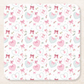 Harmonie Rechteckiger Pappuntersetzer (Vorderseite)