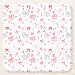 Harmonie Rechteckiger Pappuntersetzer