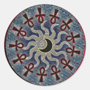 Harmonie Runder Aufkleber