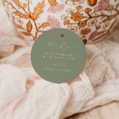 HARMONIE | Sage Green Wedding Geschenkanhänger