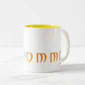 Harmonie-Tasse Zweifarbige Tasse (VorderseiteRechts)