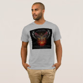 Harmonie-techno-Stammes-phoenix T-Shirt (Vorne ganz)