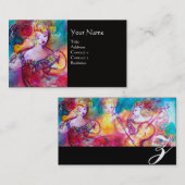 HARMONIE TRIO SPRING KONZERT MONOGRAM, Schwarze Pe Visitenkarte (Vorne/Hinten)