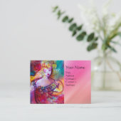 HARMONIE TRIO SPRING KONZERT MONOGRAMM, schwarz ro Visitenkarte (Stehend Vorderseite)