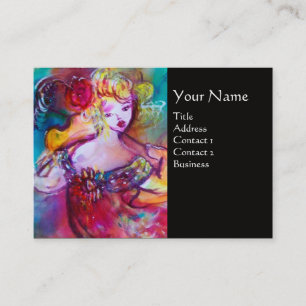 HARMONIE TRIO SPRING KONZERT MONOGRAMM, schwarz ro Visitenkarte