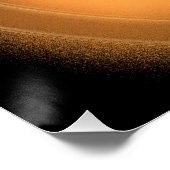 Harmonie und Entspannung - Goldenes Relief großes Poster (Ecke)