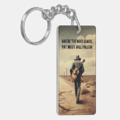 Harmonie verwässert. Die Musik wird folgen Schlüsselanhänger (Vorderseite links)