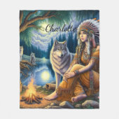 Harmonie von einheimischem Geist und Wildnis bei D Fleecedecke (Vorderseite)