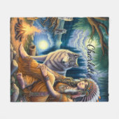 Harmonie von einheimischem Geist und Wildnis bei D Fleecedecke (Vorderseite (Horizontal))