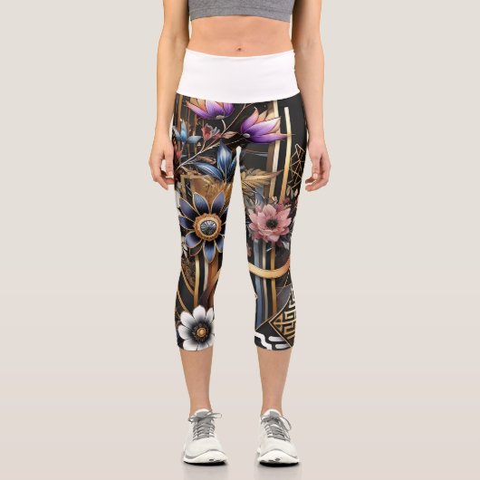 Harmonie von Erbe und Modernität Capri Leggings (Vorderseite)