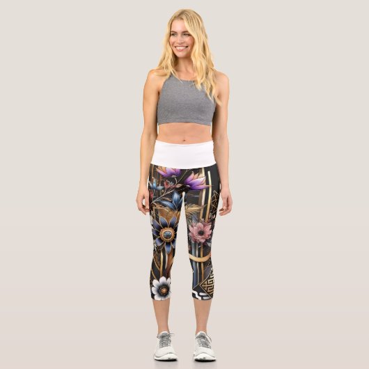 Harmonie von Erbe und Modernität Capri Leggings (Vorderseite)