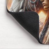Harmonie von Geist und Ross Mousepad (Ecke)