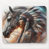 Harmonie von Geist und Ross Mousepad (Vorne)