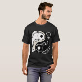 Harmonie von Koi Yin Yang T-Shirt (Vorne ganz)