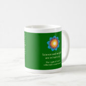 Harmonie-Wissenschafts-Religion Kaffeetasse (VorderseiteRechts)