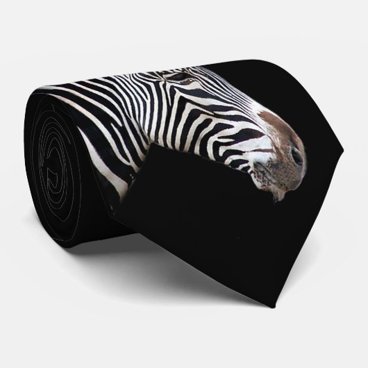 HARMONIE - Zebra Krawatte (Gerollt)