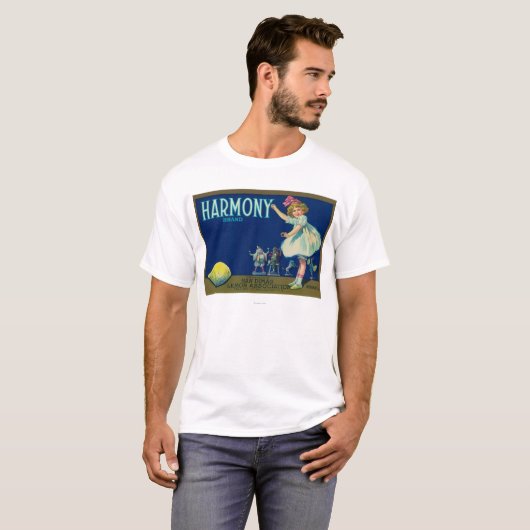 Harmonie-Zitrone LabelSan Dimas, CA T-Shirt (Vorne ganz)