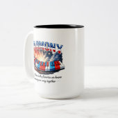 HARMONIE ZWEIFARBIGE TASSE (Vorderseite Links)