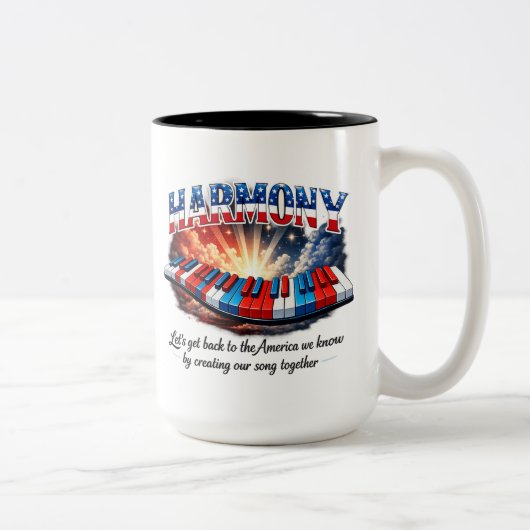 HARMONIE ZWEIFARBIGE TASSE (Rechts)