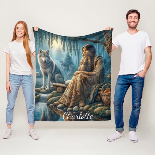 Harmonie zwischen einheimischen Amerikanischen Ure Fleecedecke (Beispiel)