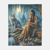 Harmonie zwischen einheimischen Amerikanischen Ure Fleecedecke (Vorderseite)