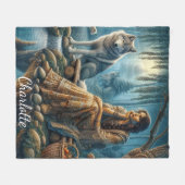 Harmonie zwischen einheimischen Amerikanischen Ure Fleecedecke (Vorderseite (Horizontal))