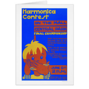 Harmonika-Central Park WPA 1937