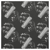 Harmonika-Gewebe - Dunkelheit Stoff (Muster)