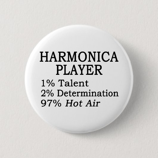 Harmonika-Spieler-Heißluft Button (Vorderseite)