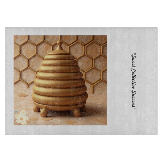 "Harmonious Hexagons" Schneidebrett (Vorderseite)