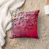Harmonious Hues: Trending Music Inspiriert Mode Kissen (Decke)