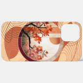 Harmonious Orange Blossom Circles Case-Mate iPhone Hülle (Hinten (horizontal))