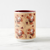 Harmonious Orange Blossom Circles Tasse (Zentrum)
