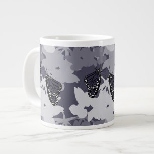 Harmonisch Fütternd Monarch Butterfly-Paar Jumbo-Tasse