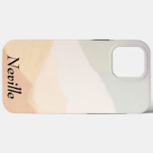 Harmonische Erdfarben Case-Mate iPhone Hülle (Rückseite (Horizontal))