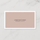 Harmonische Farben Kunstdesign Moderner Chic Visitenkarte (Vorderseite)