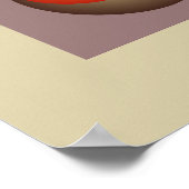 Harmonische Farben: Minimalistisches Licht Poster (Ecke)