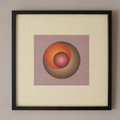 Harmonische Farben: Minimalistisches Licht Poster