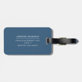 Harmonische farbige Streifen Gepäckstück Gepäckanhänger (Rückseite horizontal)