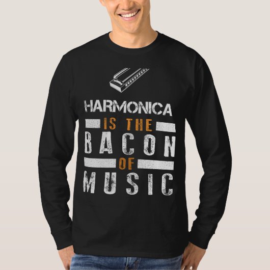 Harmonische Größe: Harmonica - Das musikalische Ba T-Shirt (Vorderseite)