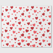 Harmonische Herzen Geschenkpapier (Flach)