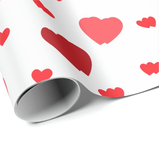 Harmonische Herzen Geschenkpapier (Rolleneckpunkt)