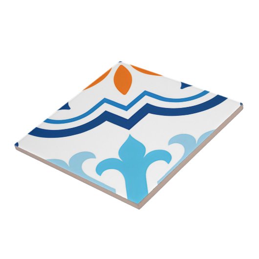 Harmonische Kacheln in Grün und Gelb (Seite)