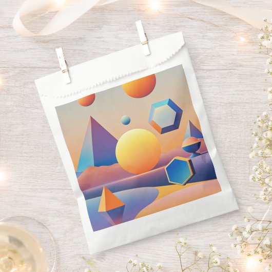 Harmonische Mischung von Texturen, Gradienten Geschenktütchen (Ausgeschnitten)