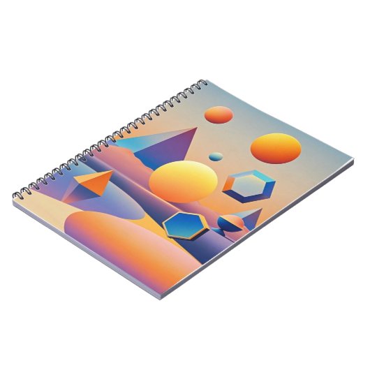 Harmonische Mischung von Texturen, Gradienten Notizblock (Linke Seite)