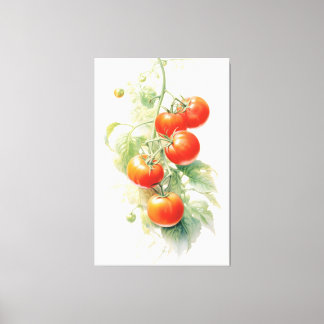 Harmonische Pflanze Tomate Leinwanddruck
