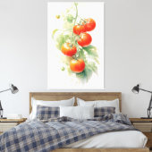 Harmonische Pflanze Tomate Leinwanddruck (Insitu (Schlafzimmer))