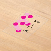 Harmonische rosa Fusion Acryleinladungen (Ablage )