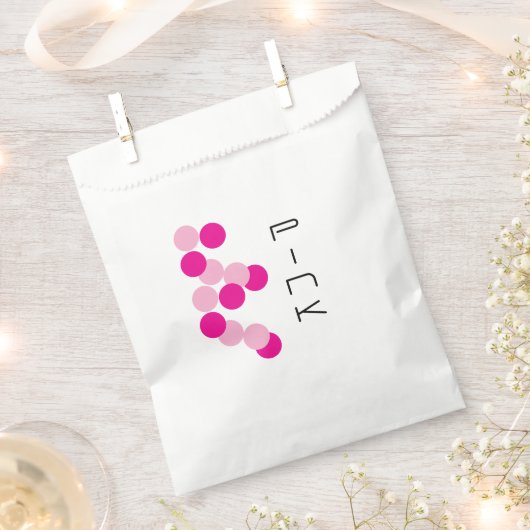 Harmonische rosa Fusion Geschenktütchen (Ausgeschnitten)