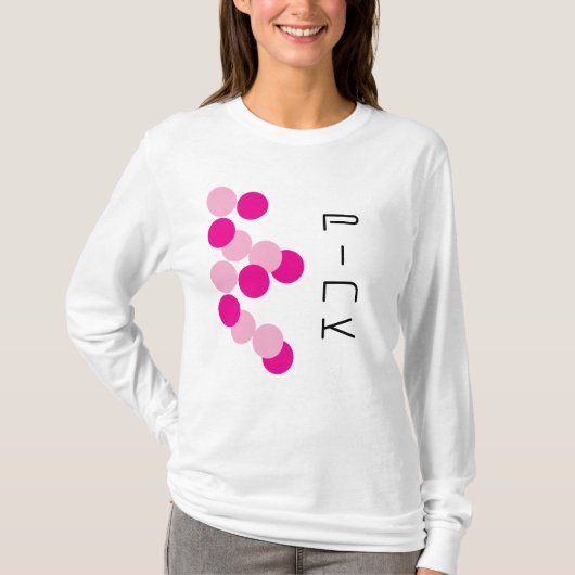 Harmonische rosa Fusion T-Shirt (Vorderseite)